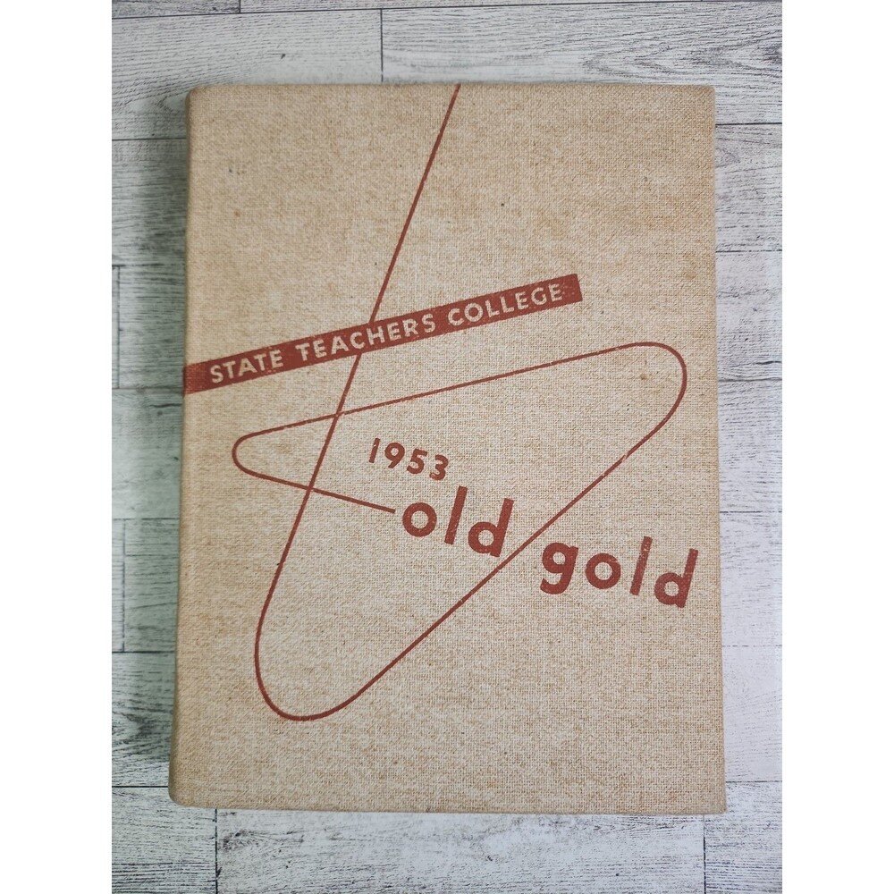 1953 Iowa State Teachers College Yearbook Cedar Falls IA Old Gold Vintage